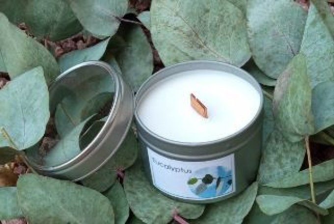 Bougie naturelle parfum Eucalyptus