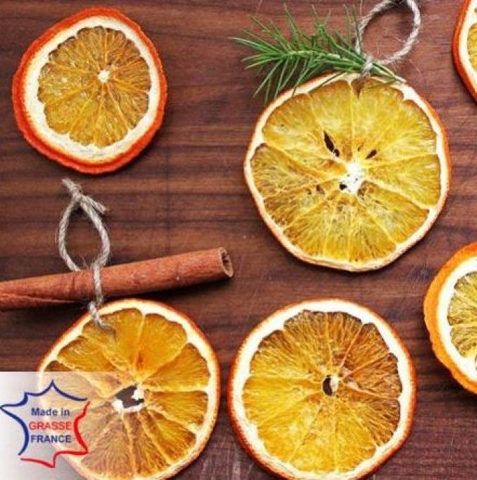 Bougie naturelle parfum Orange épicée Canne à sucre